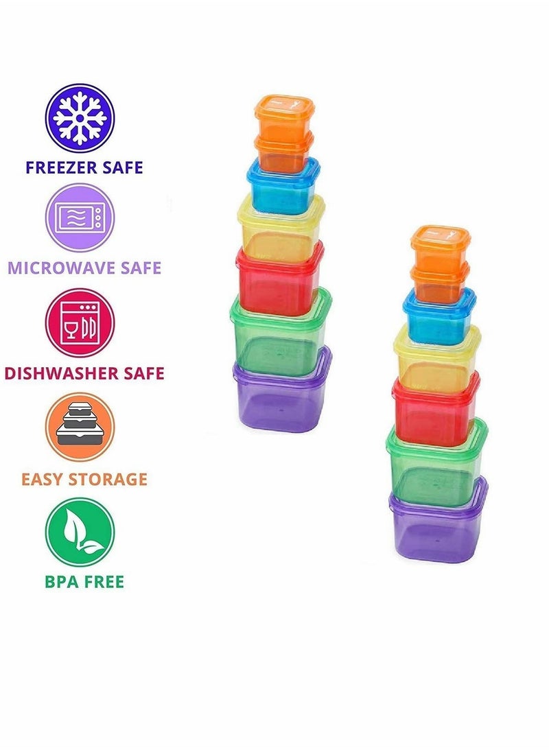 KASTWAVE - 21 Day Fix Containers and Food Plan - Portion Control Container Kit for Weight Loss - Beachbody Portion Containers with Recipe (Multicolors) - Image 1
