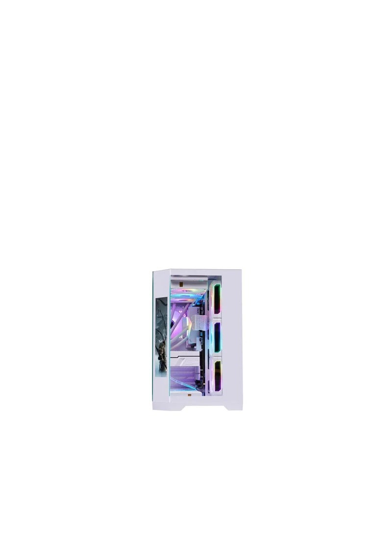 WJCOOLMAN مروحة WJCOOLMAN Y60 PRO 7UNI LCD بيضاء - Image 4
