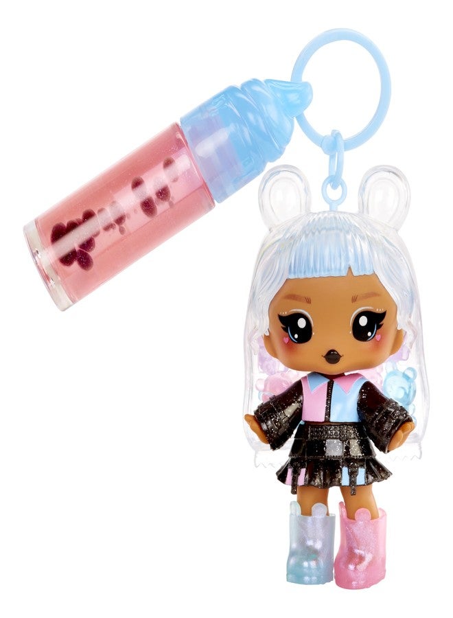 Yummiland Lip Gloss Doll: Sour Sweeties - Gabi Gummybear Includes DIY Lip Gloss + Removable Keychain, Cosmetic Play, Collectible, Ages 4+ - Image 4