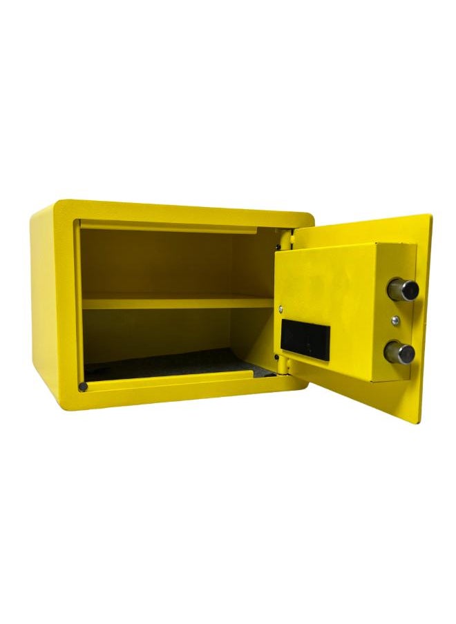 LOTFY GROUP Digital Safe -  Money Security Box with Electronic Keypad and 2 Manual Override Keys - Home safe , Office Yellow. ( H25 * W35 * D25 CM )  - Image 3