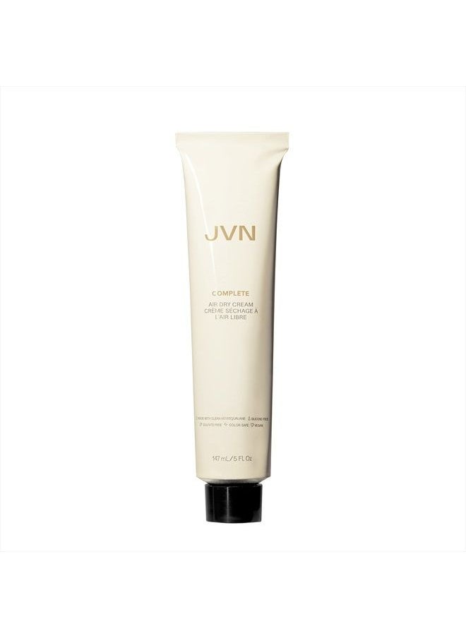 JVN Air Dry Cream, No Heat Air Dry Hair Styling Cream, Soft Styling Cream for All Hair Types, Smoothes and Defines Hair, Sulfate Free (5 Fl Oz)  - Image 1