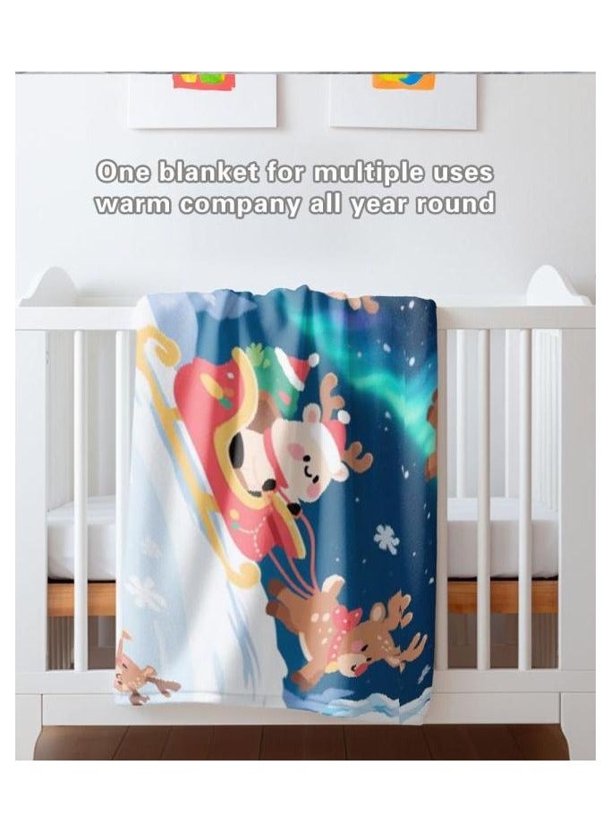 عام بطانية رقيقة من الفانيلا (دافئة ومريحة، ومناسبة للنوم واستخدام الألعاب وإزالة الغبار ومقاومة للرمل) 150 سم * 200 سم - 54 - Image 1