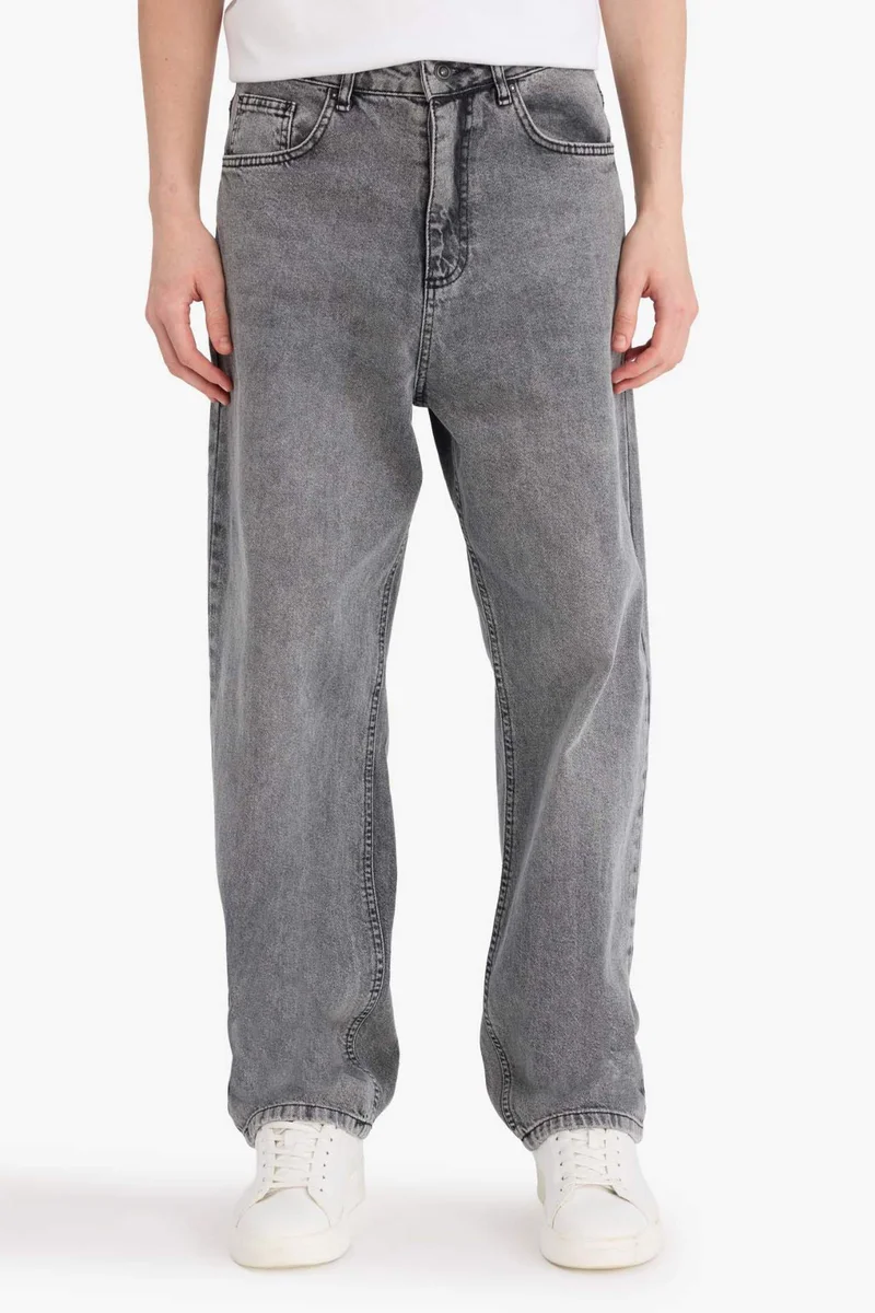 Defacto  Baggy Fit Wide Leg Jeans  | Best Price UAE