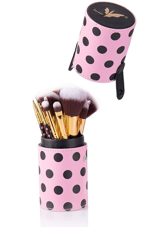 daroge 12 pieces Makeup Brush Set Black/Rose Gold - Image 1
