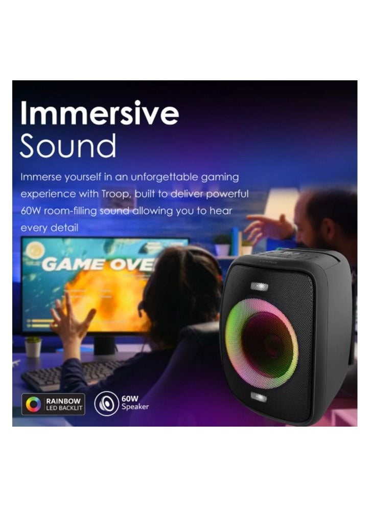 VERTUX - 60W AudioImmersive™ Wireless Gaming Speaker - Image 1