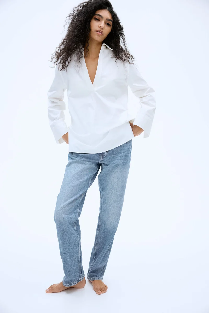 H&M Straight High Jeans