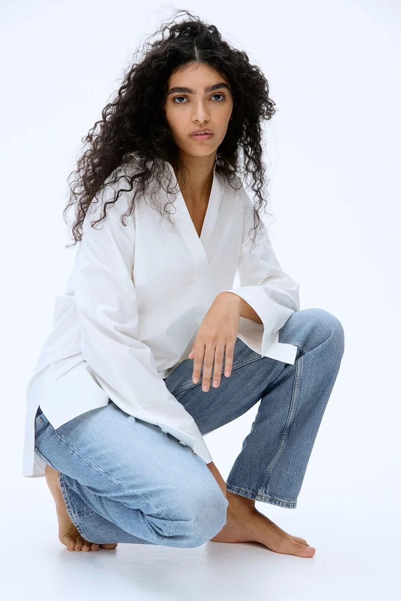 H&M Straight High Jeans