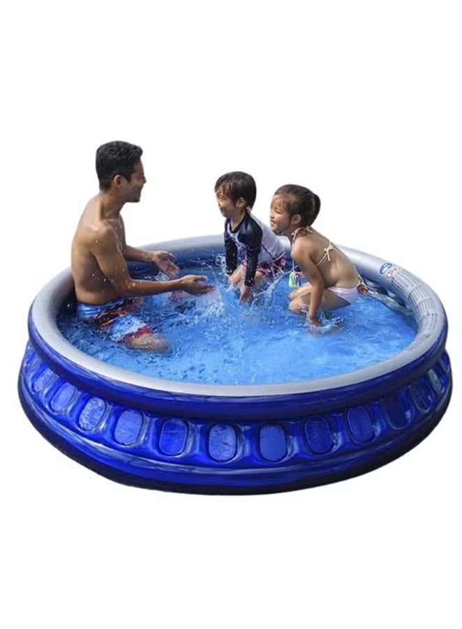 Soft Side Inflatable Pool, 175x35 cm Kids' Swimming Pool  - Image 1