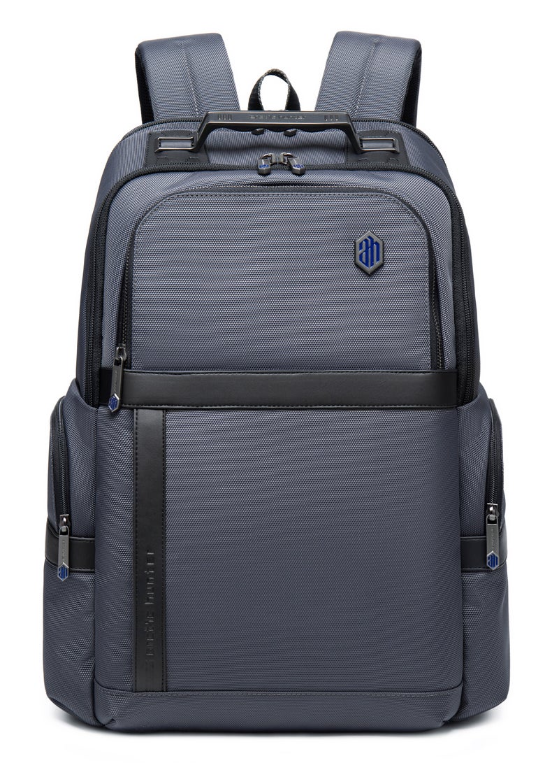 ARCTIC HUNTER Premium Laptop Shoulder Backpack TSA Friendly Opening Water/Scratch Resistant Daypack with Built in USB/Earphone Port for Men and Women B00449 Grey - Image 3