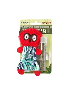 Interactive Catnip Chew Toys for Bored Cats Red Sloth