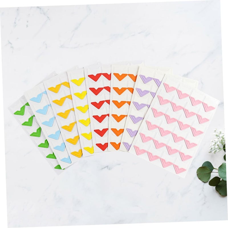 Veemoon 8pcs Photo Corners Self-Adhesive Paper Stickers for Scrapbooking Albums and Journals for Easy Decoration and Memory Preservation - Image 5