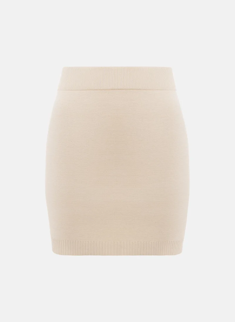 Lichi Straight mini jersey skirt