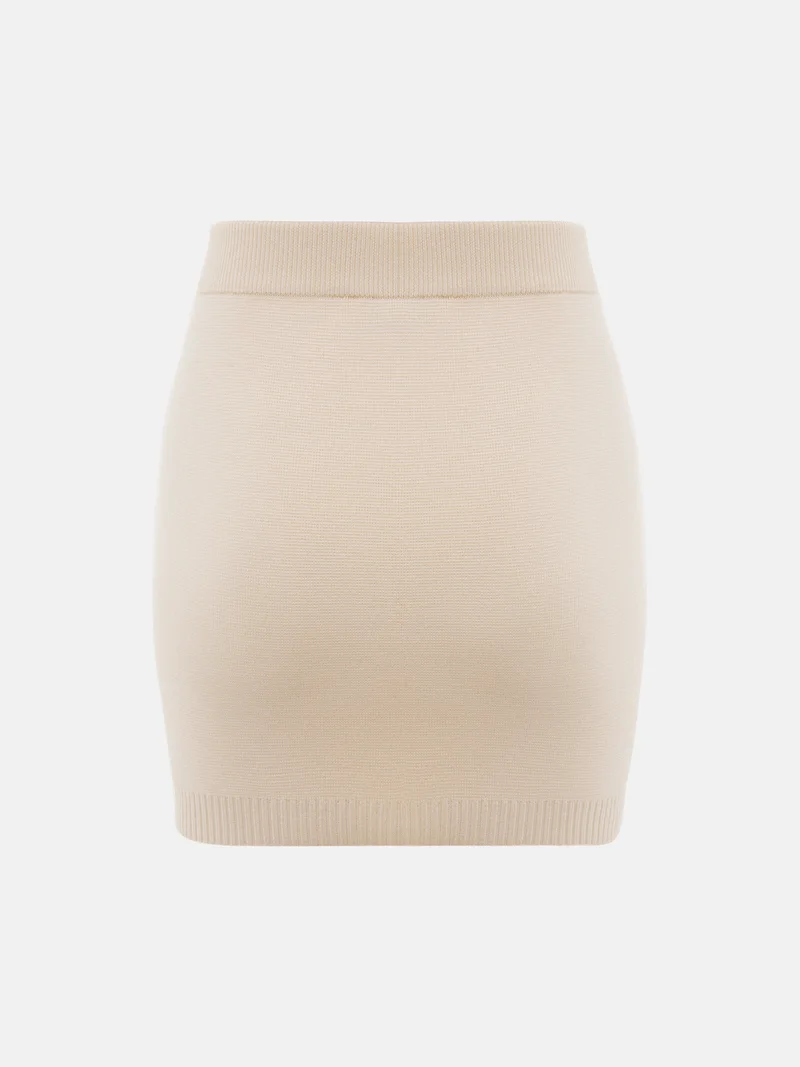 Lichi  Straight mini jersey skirt for Women | Best Price UAE