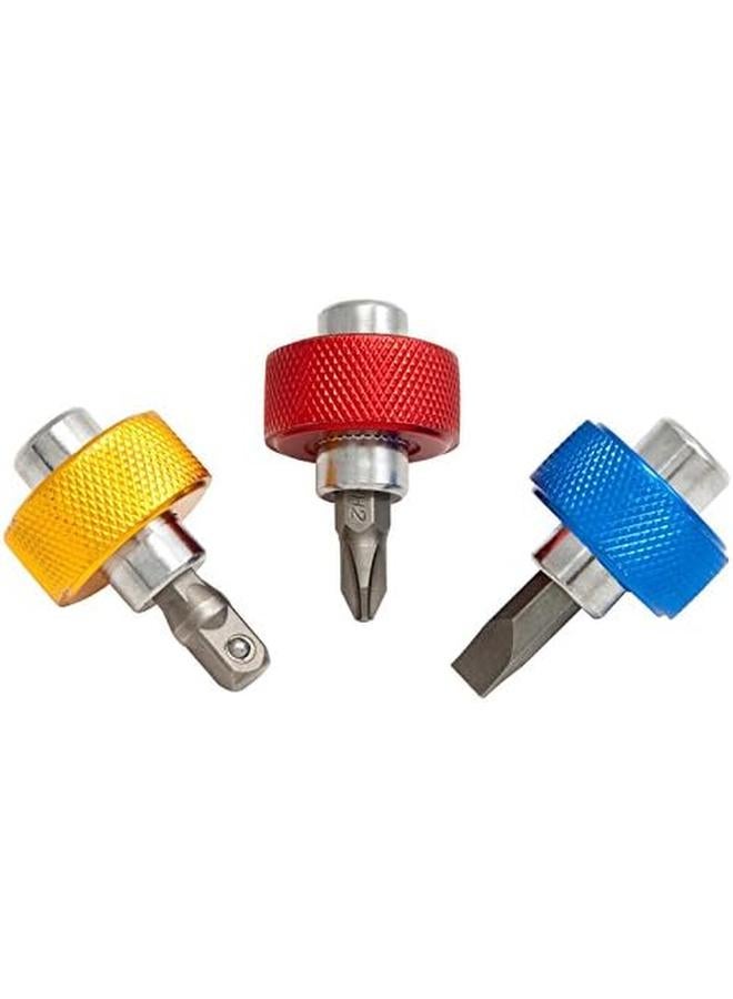 TITAN 11218 3 Piece 1 4 Inch Drive Finger Grip Drivers Mini Bit Driver Set - Image 3