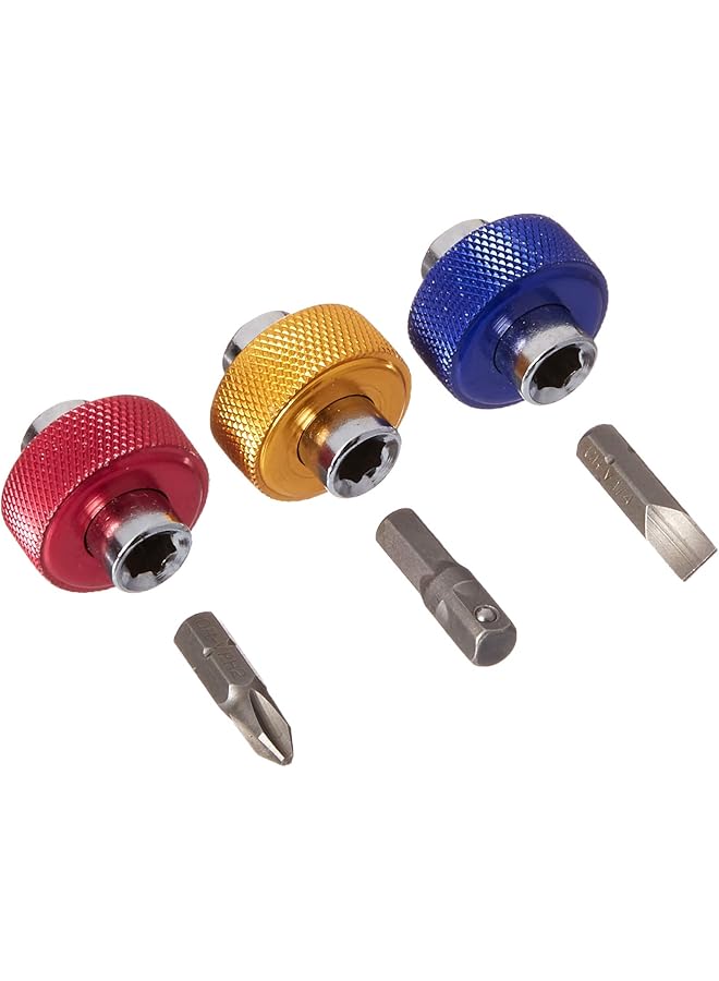 TITAN 11218 3 Piece 1 4 Inch Drive Finger Grip Drivers Mini Bit Driver Set - Image 1