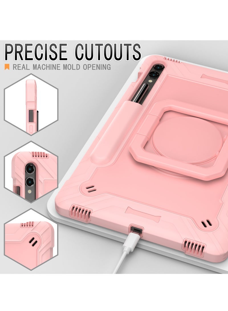 general For Samsung Galaxy TAB S9 PLUS 12.4"/S9 FE PLUS 12.4" Child Protective Case 2023, Lightweight Portable Shockproof Tough Silicone Tablet Case - Image 3