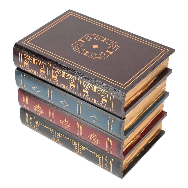 European Style Vintage Decorative Fake Book Storage Box Home Office Shelf Decoration #2 - Image 1