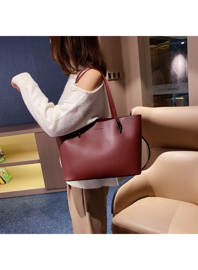 كيفية حقيبة كتف نسائية، حقيبة يد أنيقة جديدة ذات سعة كبيرة، حقيبة كتف محمولة كاجوال - Image 3