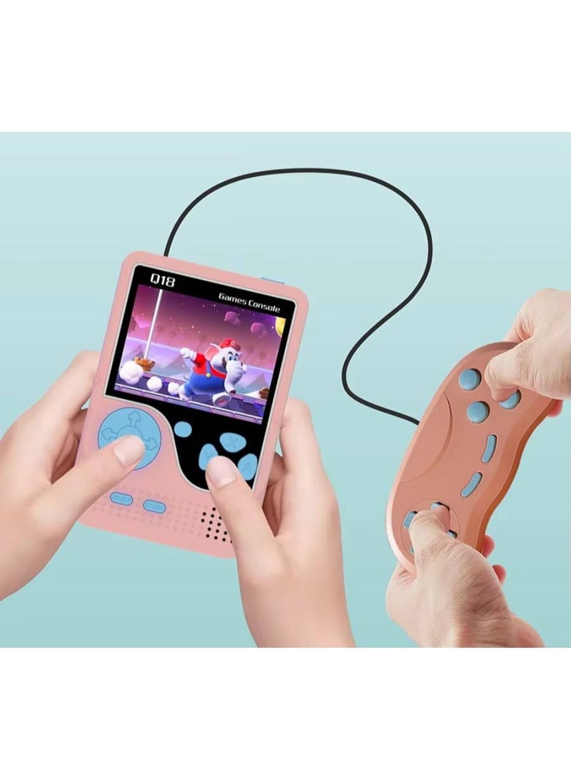 ELTRAZONE Q18 Portable Mini Handheld Game Console with 2.4-inch Color Screen, 520+ Classic Games, Dual Player Support - Image 2