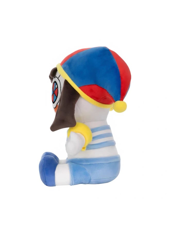 The Amazing Digital Circus 26cm Pomni Plush Toy, Cute Soft Stuffed Doll, Collectible Gift for Kids and Fans - Image 3