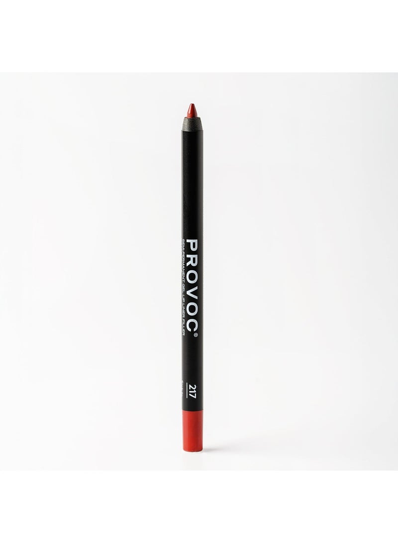 PROVOC SEMI-PERMANENT Gel Lip Liner Filler WP 217 Sink In - Image 3