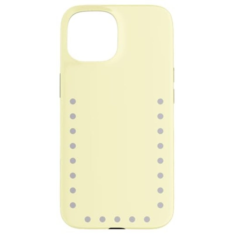 Trendy Studded Butter Yellow Cool Girl Case for - Image 1