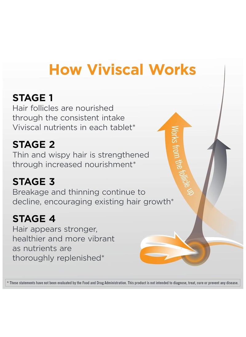 Viviscal - Man Hair Health Supplements, 180 Tablets - Image 1