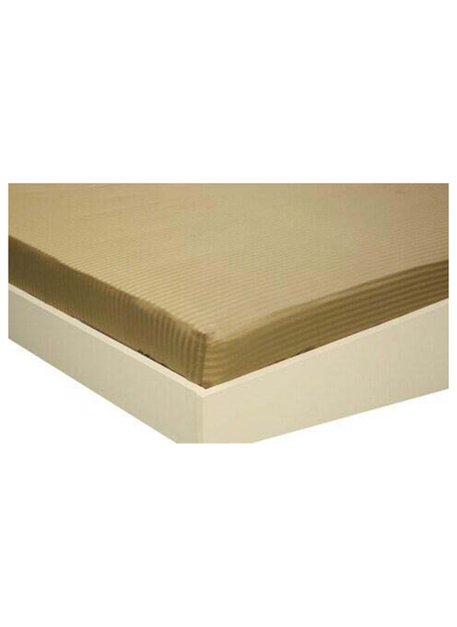 Hotel Collection HOTEL COLLECTION Stripe brown Super King Fitted Sheet 200x200 cm with 2 Pillow Cases  - Image 5