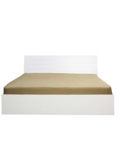 Hotel Collection HOTEL COLLECTION Stripe brown Super King Fitted Sheet 200x200 cm with 2 Pillow Cases  - Image 3