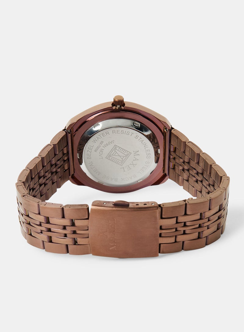 Maxel Men's Diastar True Water Resistant Analog Wrist Watch MX573 - 38mm - Image 2