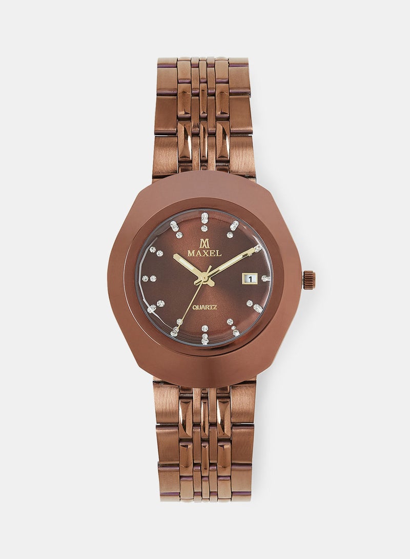 Maxel Men's Diastar True Water Resistant Analog Wrist Watch MX573 - 38mm - Image 1