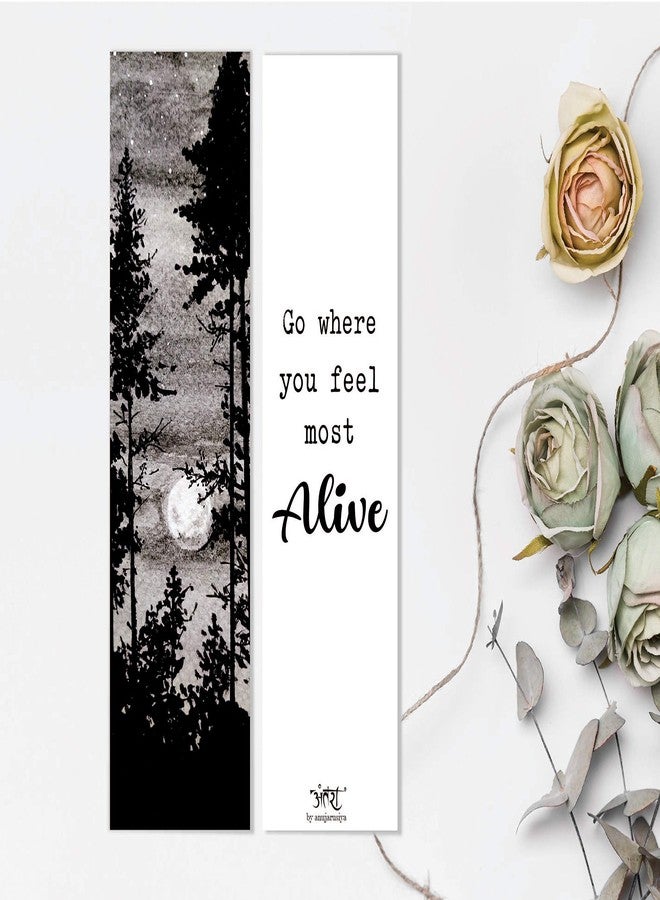 Antara Wilderness Bookmarks with Quotes | Digitised Handpaintings | Laminated Matte Finish| Best Gift for Readers for Books and notebooks (Classic Bookmark Set of 8) - Image 5