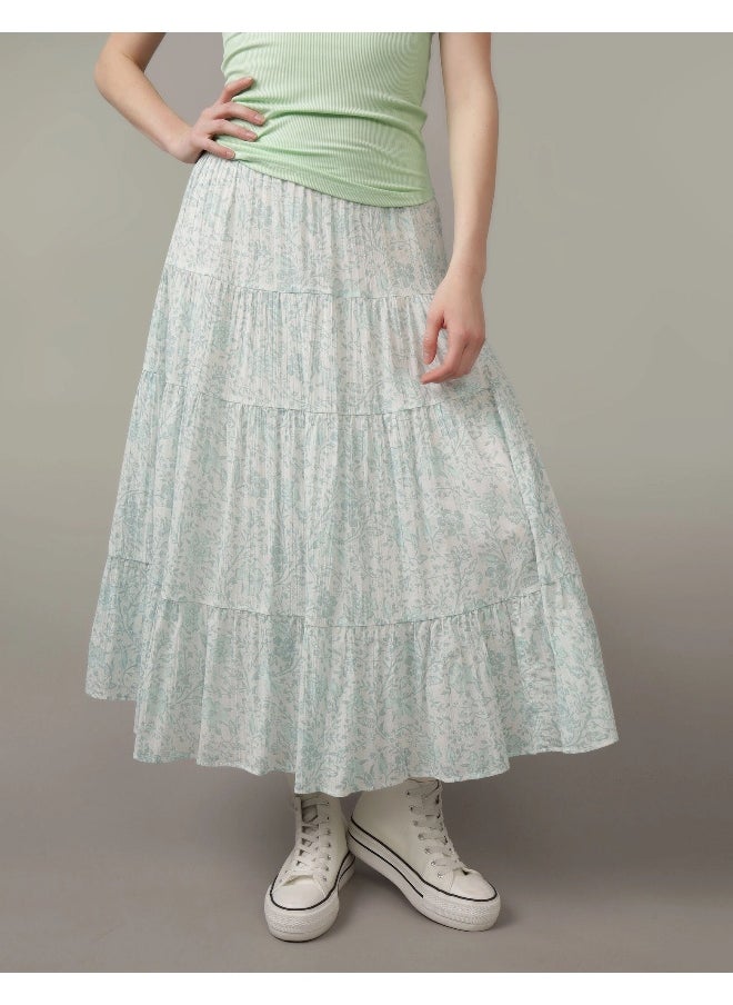 American Eagle High Waist Tiered  Sktirt  - Image 1