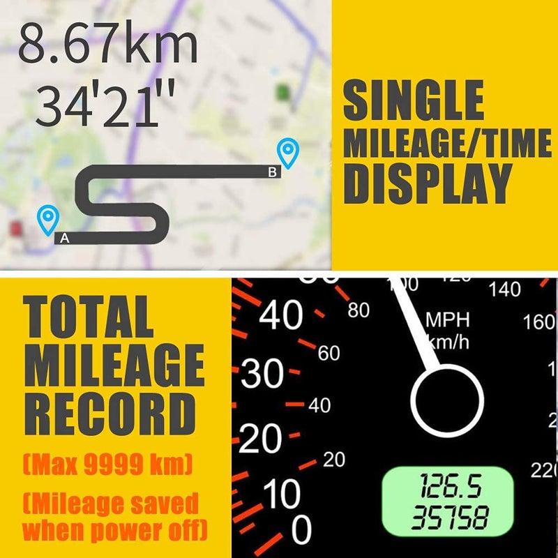 kingneed HUD Original Universal GPS Head Up Display Speedometer Odometer Car Digital Speed Display MPH Over Speed Alarm Car Clock for All Vehicles C60S/C80/C90 - Image 4