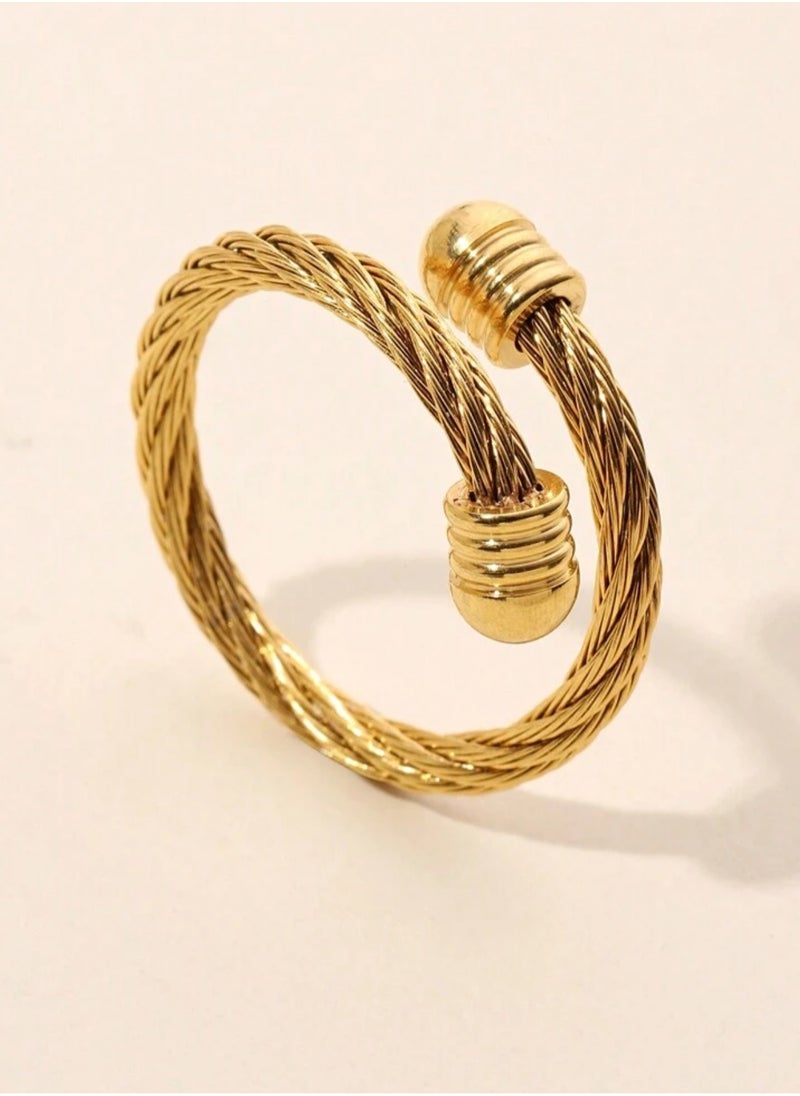 sixtyfour Elegant & High Quality Stainless Steel Ring For Women Size 9  - Image 1