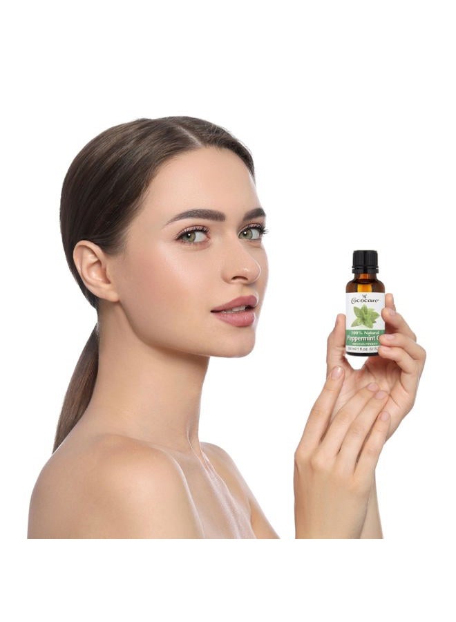 Cococare 100% Natural Peppermint Massage Oil Rejuvenating- 1 Oz, 1 Fl Oz - Image 4