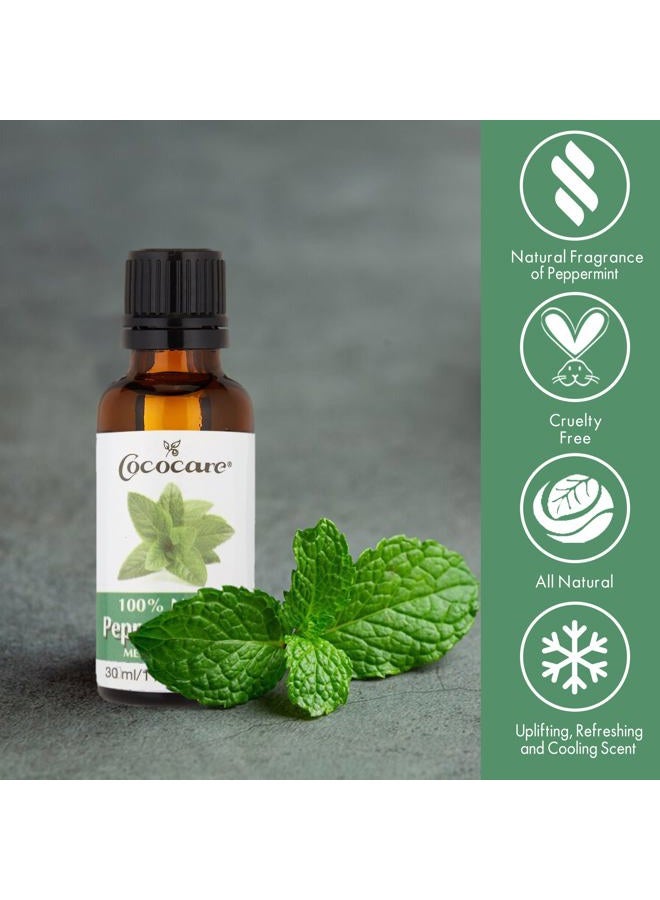 Cococare 100% Natural Peppermint Massage Oil Rejuvenating- 1 Oz, 1 Fl Oz - Image 5