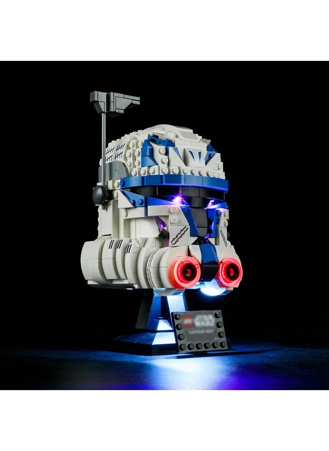 BRIKSMAX BRIKSMAX Led Lighting Kit for LEGO-75349 Captain Rex Helmet - Compatible with Lego Star Wars Building Blocks Model- Not Include Lego Set  - Image 2