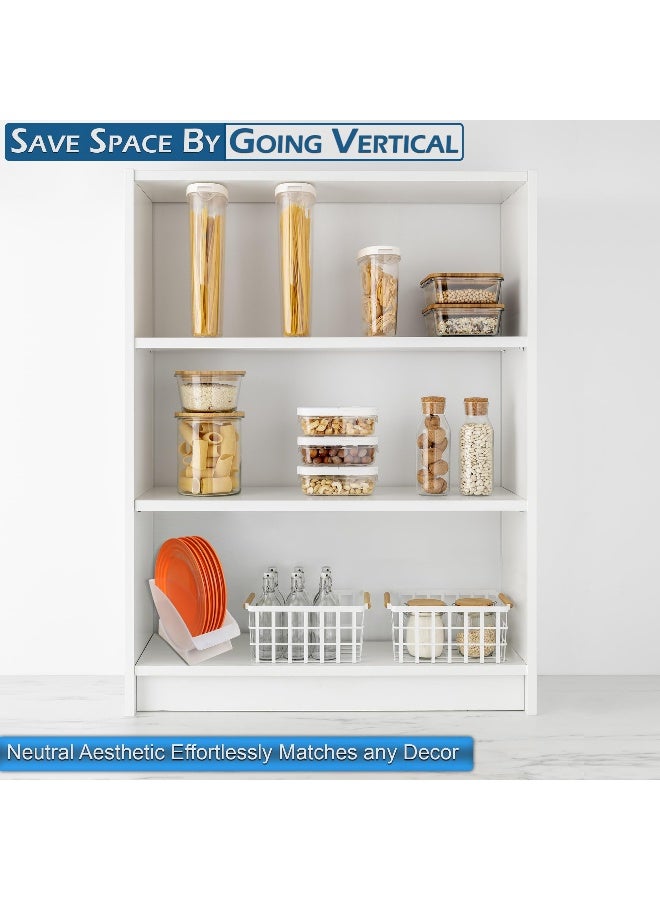 Home-X 11-Inch Dinner Plate Holder. Holds Plates in Upright Position - Image 5