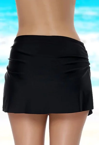 Angelsin Black Skirt Bikini Bottom