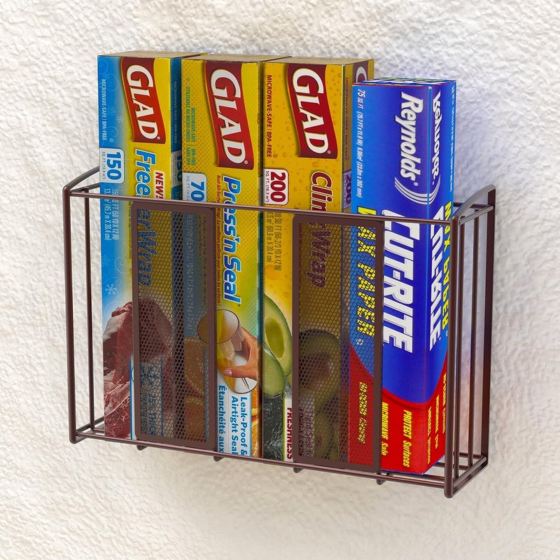 Simple Houseware Over Cabinet Door Organizer, Mesh Bronze - Image 4