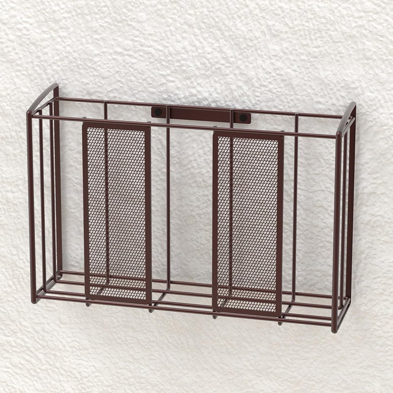 Simple Houseware Over Cabinet Door Organizer, Mesh Bronze - Image 5