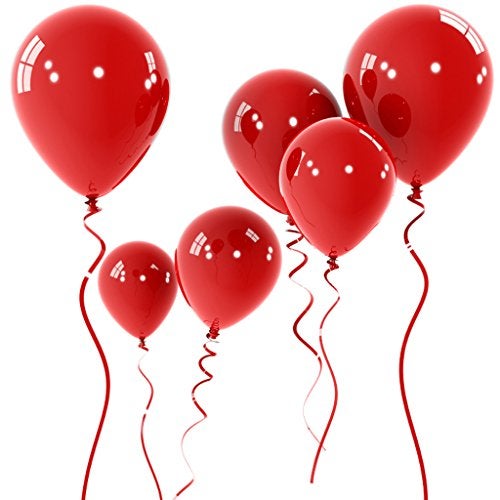 Evisha HD Big Size 50 pcs Metallic | Latex Balloons | Theme Party, Party Decoration | Birthday Party Balloons | Balloons for Party Decoration (Red Purple) - Image 3
