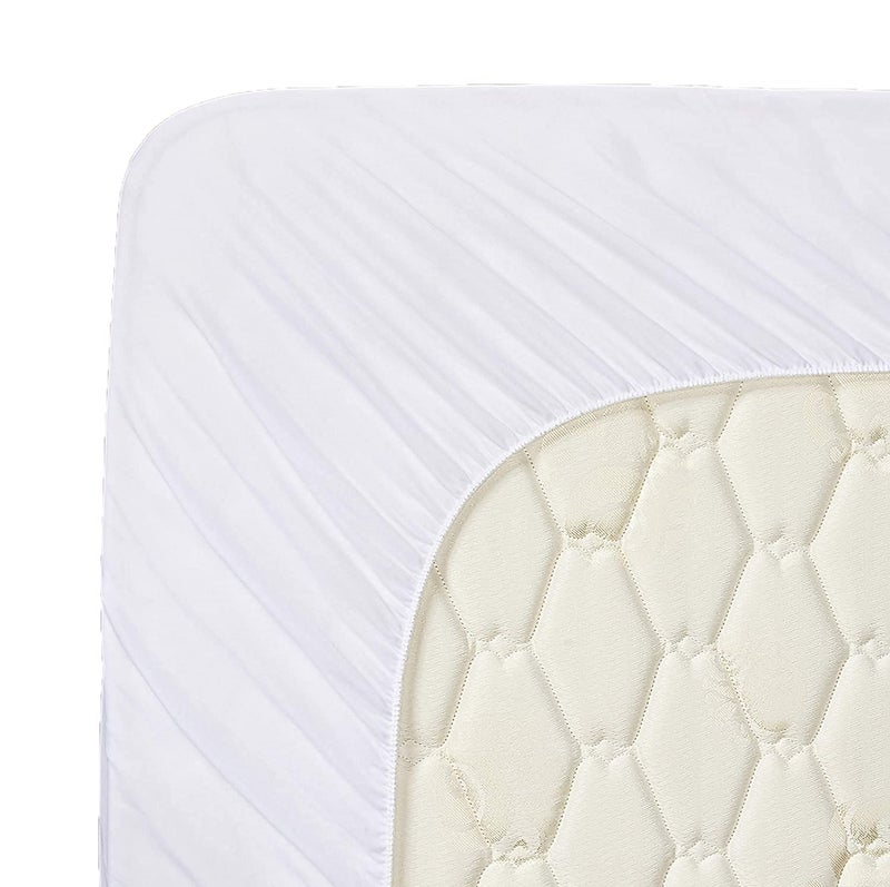 VYBBA 100% Waterproof Terry Cotton Ultra Soft Fitted King Size Mattress Protector,Breathable, Hypoallergenic Bed Cover, Mattresses Cover (75X72 inch | 6.3x6 feet_ White) - Image 4