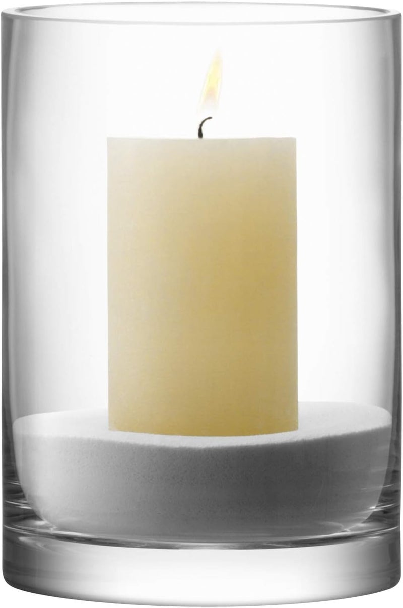 LSA International LSA Clear Glass Column Vase/Candleholder H50 x 20cm Elegant Multipurpose Cylinder Vase for Floral Arrangements or Pillar Candles Modern Home & Event Decor (20 x 20 x 50cm) - Image 2
