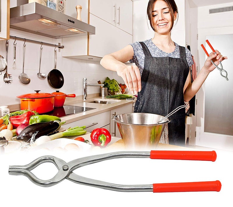 FINALITY Stainless Steel Pakkad, Sansi, Tong, Kitchen Tool pincer, Chimta, Pakkad Utility Holder(Medium) - Image 2