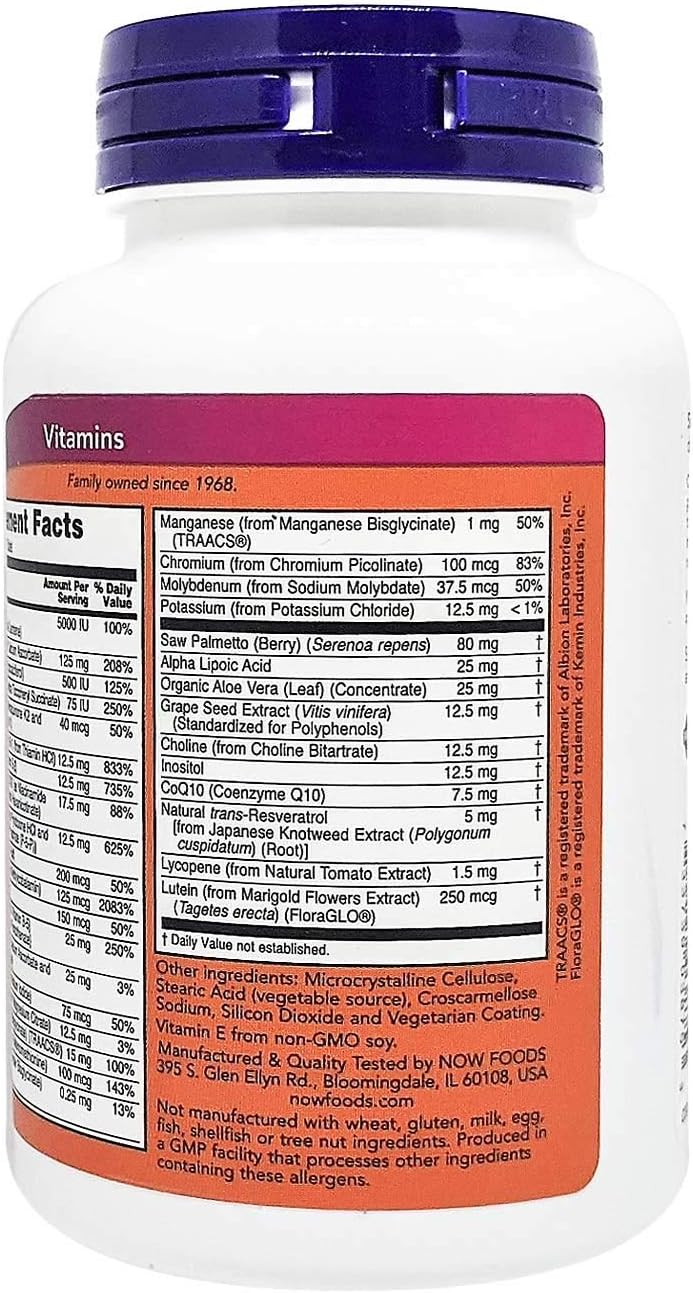 ناو NOW Foods ADAM Superior Men's Multi Tablets - Image 5