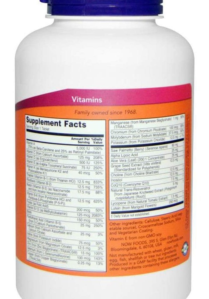ناو NOW Foods ADAM Superior Men's Multi Tablets - Image 2