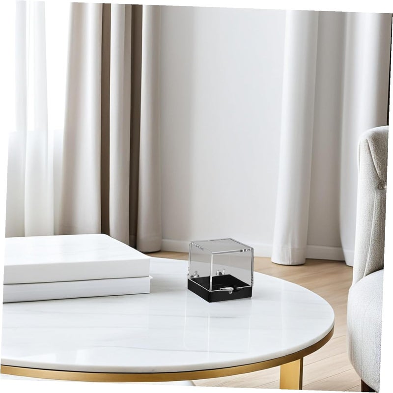10pcs Plastic Ore Specimen Box Square Stone Holder Box Lid for Crystal Display Rock Collection Storage Case - Image 5