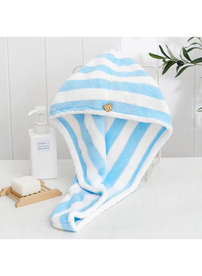 Hair Towel Microfiber Hair cap For Drying Hair Faster, without Frizz, in Cute Shapes